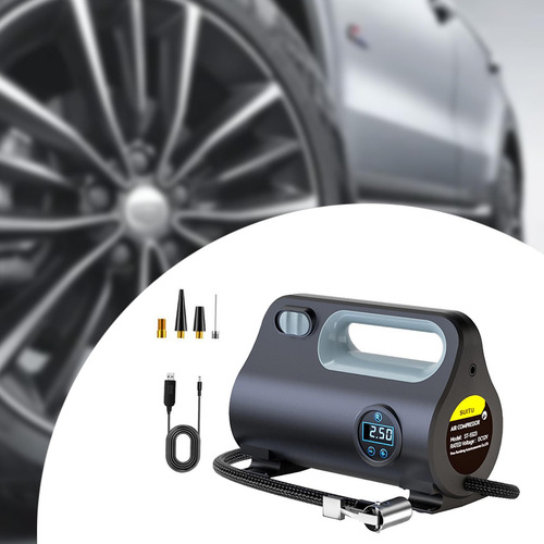 Bomba De Aire Eléctrica Genérica Para Coche, Inflador De