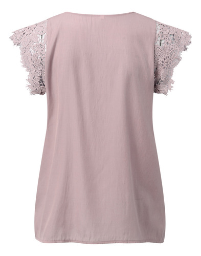 Camiseta Con Cuello En V Y Estampado Sin Mangas Con Chaleco