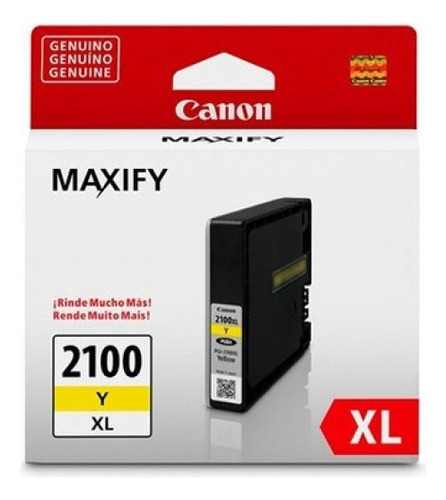 Cartucho De Tinta Canon Pgi-2100 Xl Y Amarillo 9282b001a /vc