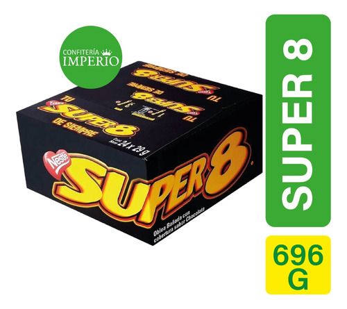 Super 8 Display - Oblea Bañada Nestlé (24 Unid)