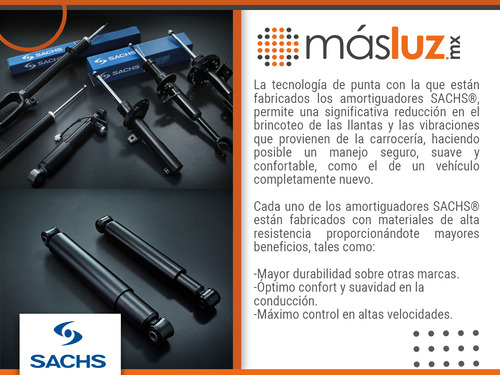 2- Amortiguadores Gas Traseros 75 2.5l V6 2003/2005 Sachs