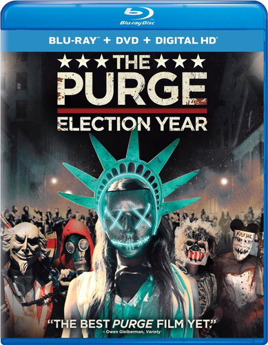 The Purge Election Year Pelicula Importada Blu-ray + Dvd