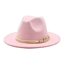 Comprar Sombrero De Fieltro De Ala Ancha Con Cinturón De Anillo