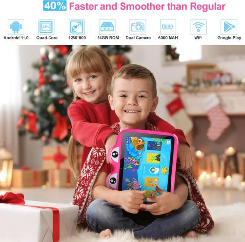Tablet Infantil Tablet De 10,1 Polegadas Para Crianças, Tab