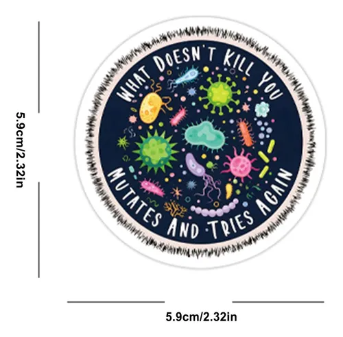 Cute Biology Stickers Biology Stickers Cartoon Decal 110x Sk