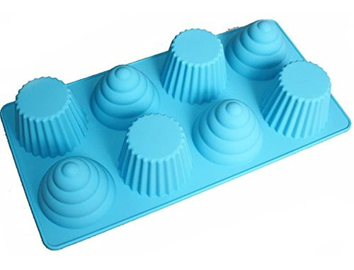 Xhaibei Gran Cono De Helado Cupcake Soap Pan Bakeware 8cavit