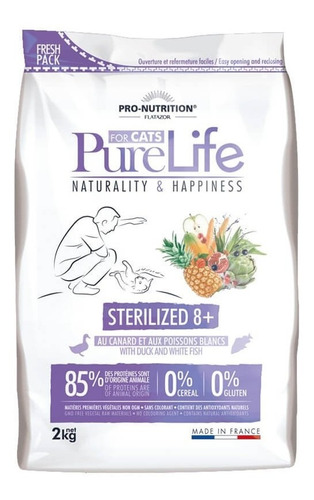 Pure Life Gato Adulto 8+ Esterilizado 8 Kg