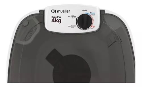 Lavadora semiautomática Mueller SuperPop - 4kg blanca 4kg 220 V |  MercadoLibre