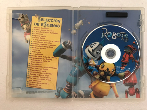 Dvd Original Robots Rodney Hojalata Copperbottom (Usado)