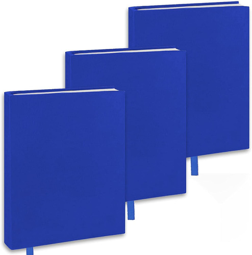 Paquete De 3 Fundas Para Libros Azules, Funda Elástica Pa...