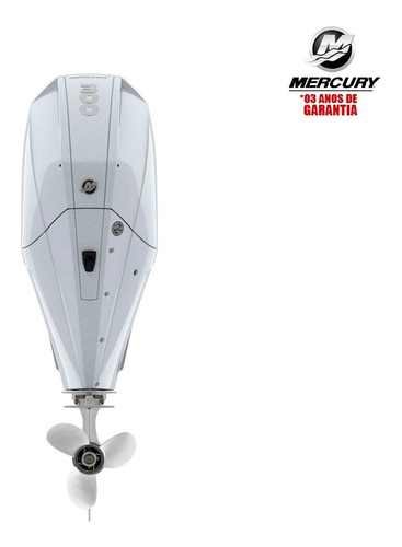 Motor De Popa Mercury 4t 300hp Cxl V8 Dts Pess Física Branco