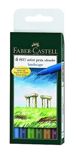 Faber-castel Fc167105 Pitt Artist Color Brush Billetera Set