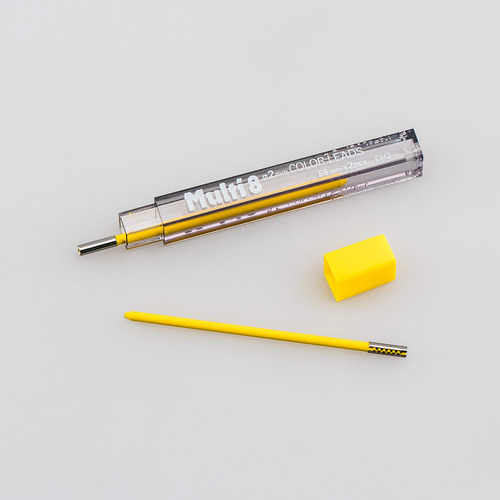 Recambio Para Lápices 8 Colores 24 Piezas Plomo Amarillo