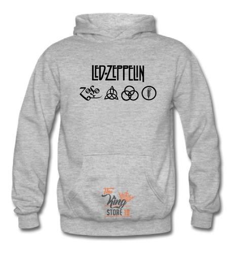 Poleron, Led Zeppelin, Bandas, Rock, Metal, Xxxl / Kingstore10