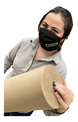 Imagen 2 de 2 de E Rollo De Papel Kraft De 60cm X 200m 60gr