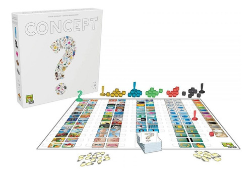 Juego De Mesa Concept Básico Iconos Comunicación Adivinar