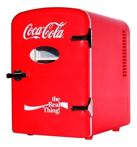 Mini Refrigerador Coca Cola Para 6 Latas Etcoke0601 Dace Color Rojo