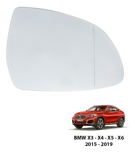 Luneta Espejo Retrovisor Bmw X3 X4 X5 X6 Series Der. 15-19