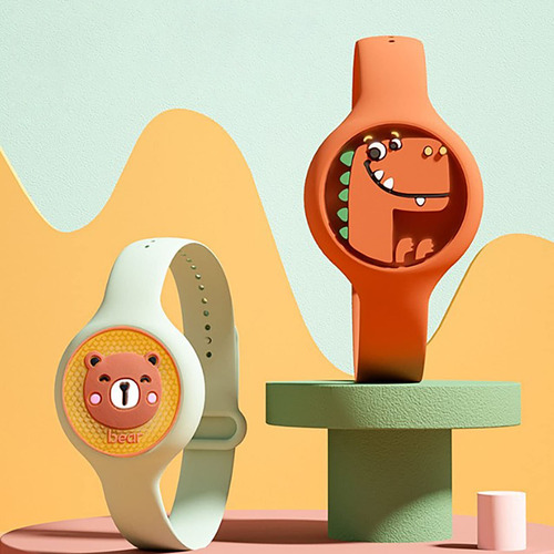 8 Pulseras Repelentes De Mosquitos Con Diseño De Animales