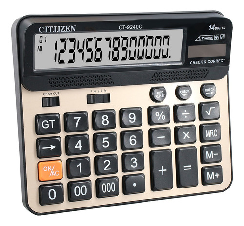 Calculadora Financiero Administrativa Para Oficina 14 Dígito