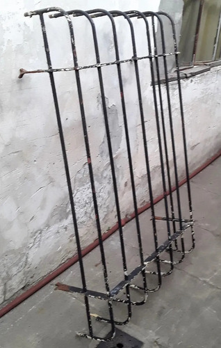 Reja De Hierro Antigua Varilla Redonda Gruesa Reforzad (Usado)