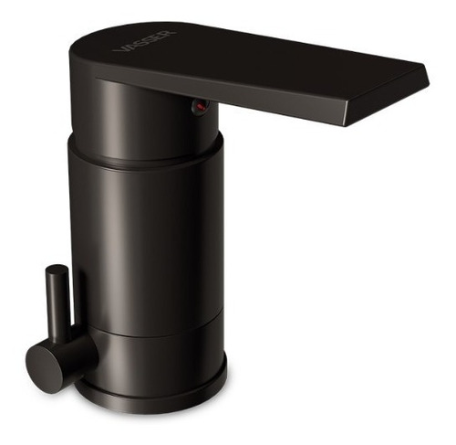 Griferia Monocomando Bidet Baño Bide Vasser Zafiro Negro