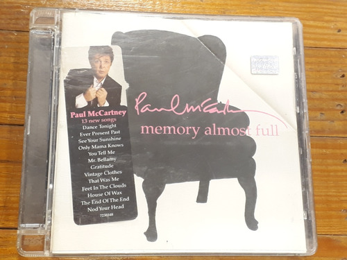 Paul Mccartney. Memory Almost Full. Cd 2007 