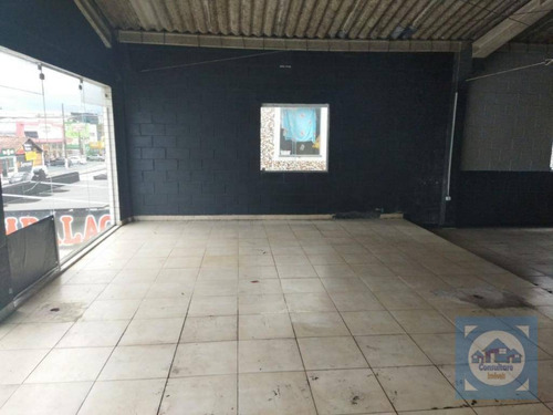 Galpão Para Alugar, 280 M² Por R$ 5.400,00/mês - Vila São Jorge - São Vicente/sp - Ga0044