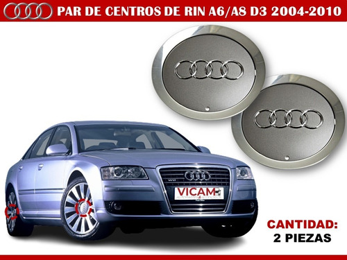 Par De Centros De Rin Audi A6/a8 D3 2004-2010 145 Mm