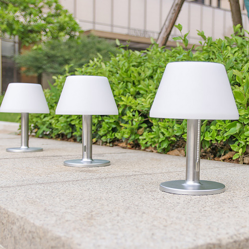 Lámpara De Mesa W Solar, Lámpara De Mesa Exterior, Iluminaci