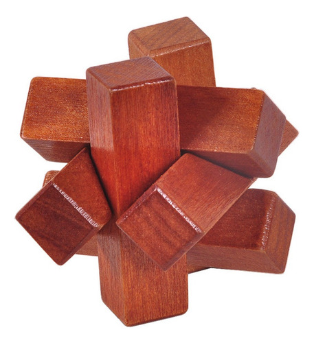 Kongming Cerradura De Cubo Rompecabeza De Madera Con Toy