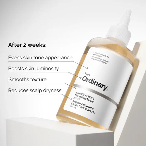 Mini Toner Exfoliante Ácido Glicólico 7% 100ml The Ordinary