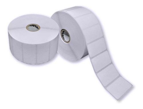 Etiqueta Poliéster Blanco 2x1 (51x25 Mm) Rollo 2,500 Pzas C1