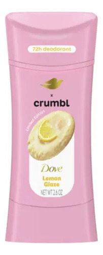 Desodorante Crumbl Dove Glaseado De Limon Lemon Glaze