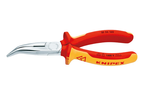 Pinza De Punta Curva Aislación Bicom 160mm - Knipex Kn0828