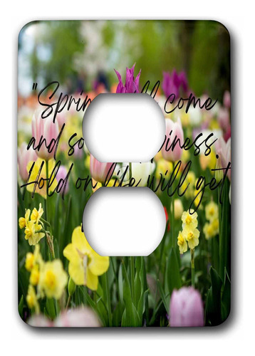 Imagen 3drose Texto Spring Will Come Tambien Felicidad: Luz