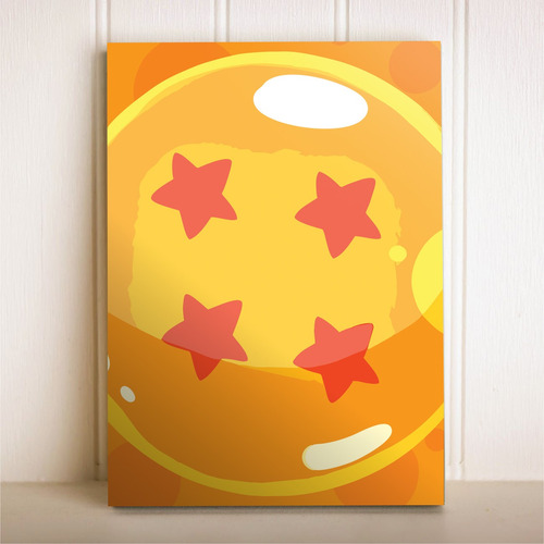Placa Decorativa Anime Dragon Ball Z Esfera Do Dragão