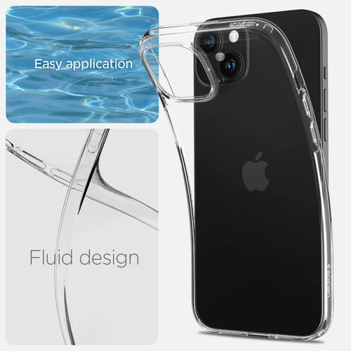 Capa Case Original Spigen Liquid Crystal Para iPhone 15 Plus