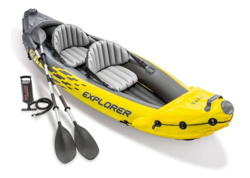 Intex Explorer K2 Kayak, Set De Kayak Inflable Para 2 Perso.