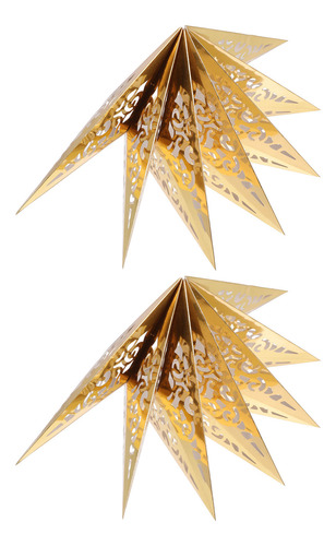 Lámpara Colgante Tipo Candelabro Con Forma De Estrella, 2 Un