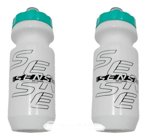 Imagem 1 de 1 de Kit 2 Garrafa Caramanhola Sense Squeeze Bike Mtb Speed Bici