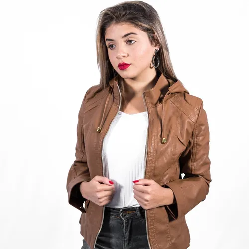 Jaqueta Feminina De Couro Ecologico Outlet Frete gr tis