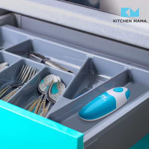 Abrelatas Eléctrico Automático Manos Libres Azul Cielo