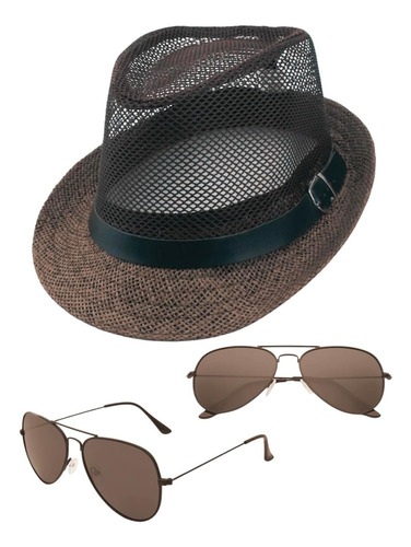 Sombrero Fedora Marrón Para Hombres Y Mujeres, Unisex Gatsby