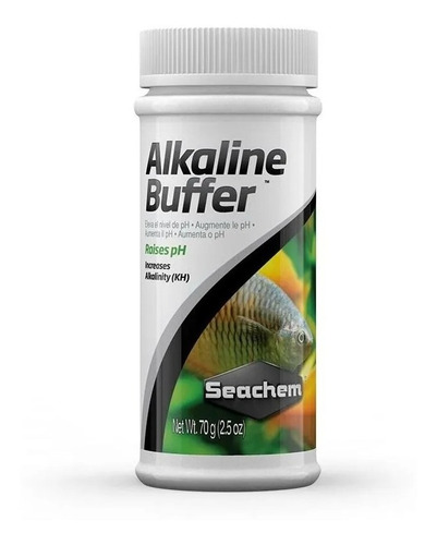 Seachem Alkaline Buffer 70g Aumenta Ph Y Kh Alcalino Dureza