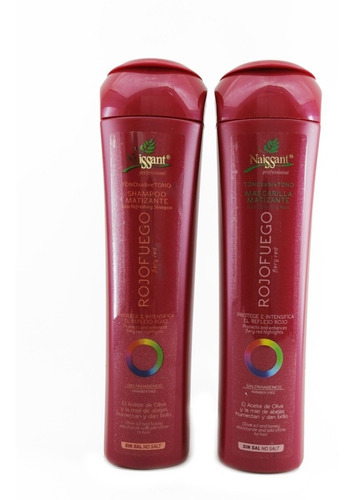 Kit Shampoo+ Mascarilla Matizante Rojo - mL a $346