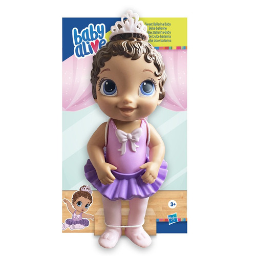 Muñeca Baby Alive Dulce Bailarina Cabello Castaño 3+