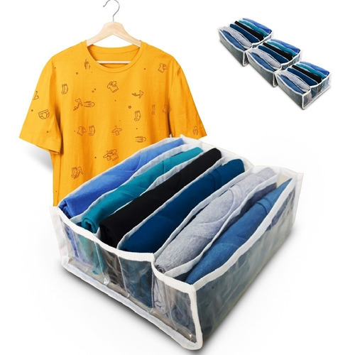 Colmeia Organizadora De Camisetas Kit 3 Unidades