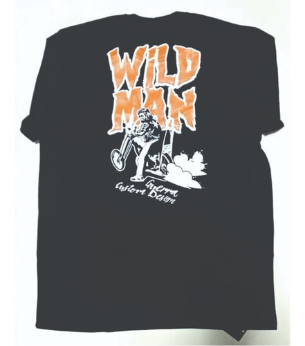 Camiseta Guerra Custom Design Wild Man