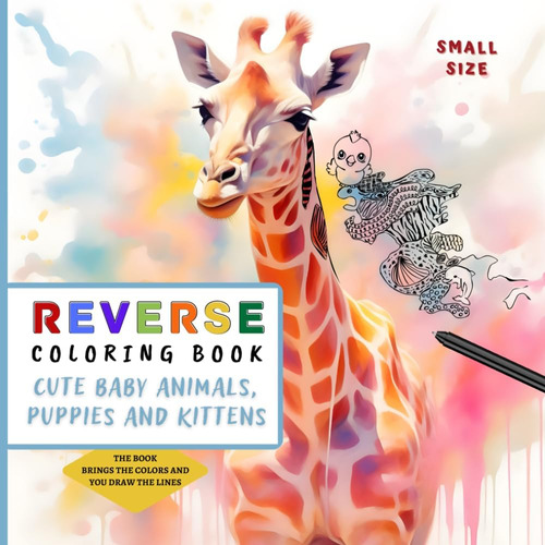 Libro: Reverse Coloring Book For Teens And Adults: Cute Baby